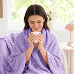 BEDELITE Lavender Twin Blanket for Couch, Soft Cozy Gifts for Women, 60*80 | 3D - Image 4