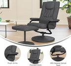 Flash Furniture Rachel Contemporary Multi-Position Recliner and Ottoman - Image 4