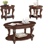 LKTART Wood Coffee Table Set by LKTART