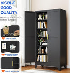 GAIOUS 75.2" Tall Metal Storage Cabinet - Image 4