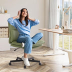 LUCKWIND Armless Office Desk Chair - Image 3
