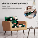 8Pcs Patio Cushion Covers, Outdoor Stretch Cushion Covers, Washable | Stretch - Image 5