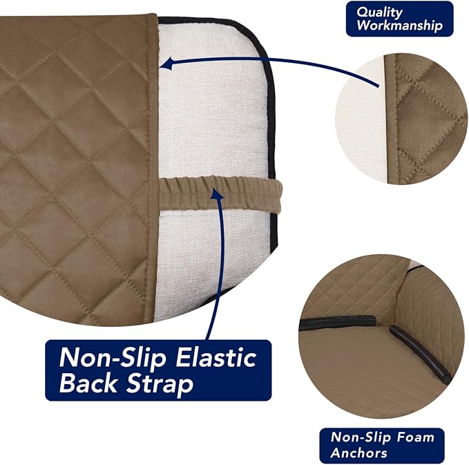 PureFit Reversible Quilted Sofa Cover Dog Couch Covers - Image 3