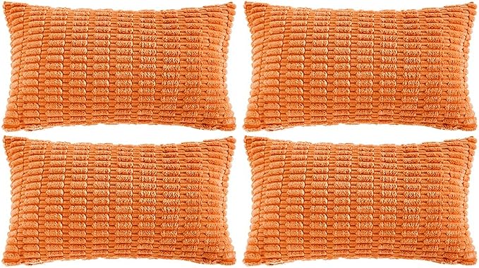 Fancy Homi 4 Packs Decorative Throw Pillow Covers by Fancy+Homi