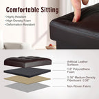 Storage Ottoman, Slim Tall Foot Stool - Image 7