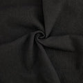 59 Inch Black Linen Cotton Canvas Embroidery Fabric by The Yard Solid Color by CABODYALS