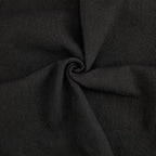 59 Inch Black Linen Cotton Canvas Embroidery Fabric by The Yard Solid Color by CABODYALS