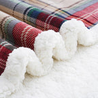 PU MEI Sherpa Fleece Throw Blanket 60" x 80" Reversible Plush Fluffy Large Big - Image 5