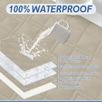 Arfntevss Recliner Sectional Couch Covers 1OO% Waterproof L Shape Sofa Cover - Image 3