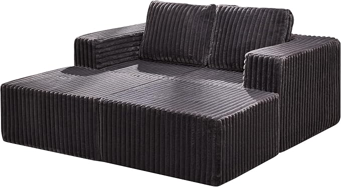 Hobestluk Modular Sectional Sofa Memory Foam Couch Sofa Bed Loveseat - Image 9