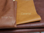 NAT Leathers | Swatches of Browns and tans Colors of Our Faux Vegan Leather by - Image 2