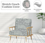 CALBODE Ourdoor Cushion Covers Waterproof Set of 12 Floral Printed Stretch - Image 4