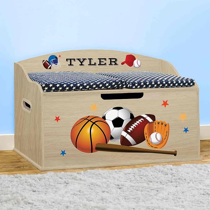 DIBSIES Personalized Creative Wonders Toy Box, 30 x 19.25 x 18 inches, by DIBSIES