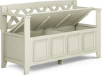 SIMPLIHOME Amherst Entryway Storage Bench - Image 4