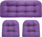 DANGHOOGY Wicker Chair Cushions, Waterproof Outdoor Loveseat Cushions by DANGHOOGYFurnitureCushions