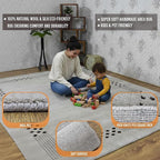 Rugsotic Carpets Hand Knotted Loom Wool ECO-Friendly Area Rugs - Image 9