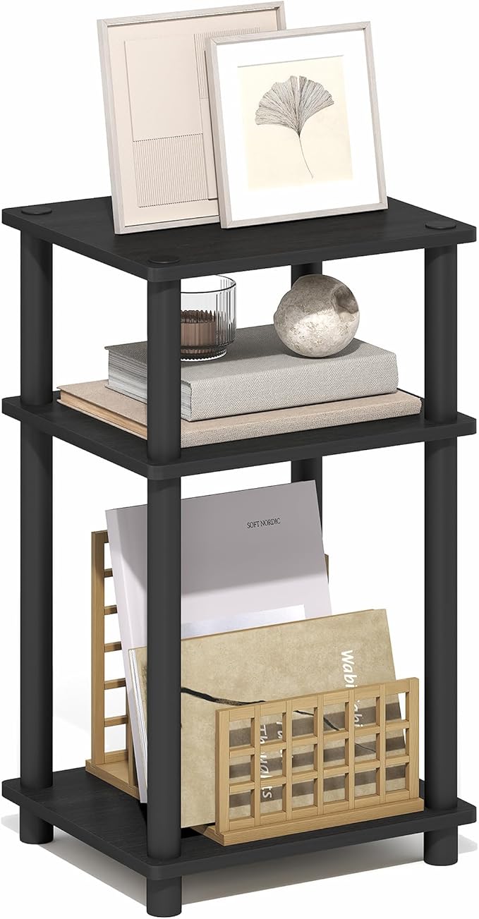 Furinno Turn-N-Tube Side Table, 3-Tier End Table by Furinno-FitsYourSpaceFitsYourBudget