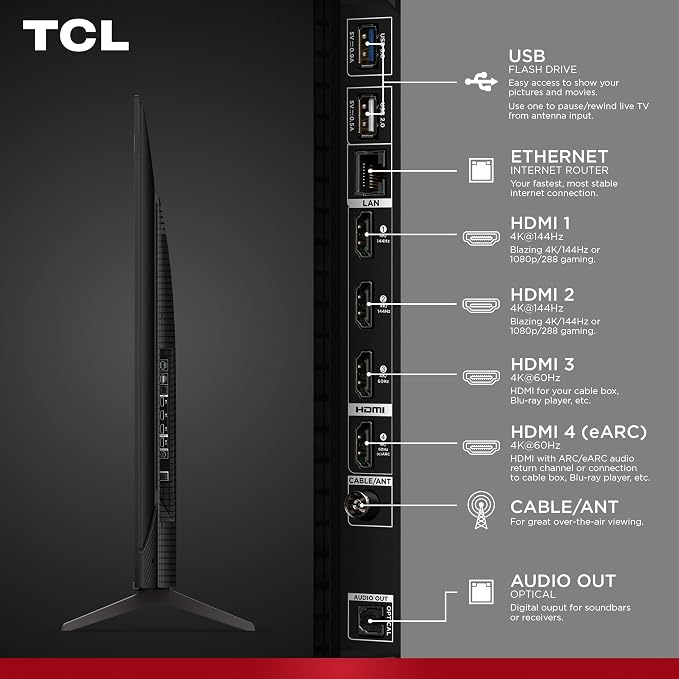 TCL Amazon Exclusive 65 Inch Class T7 Series | 4K QLED HDR Lag-Free Smart - Image 21