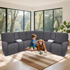 100% Waterproof Sectional Recliner Couch Covers - Image 2
