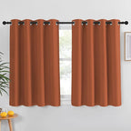 NICETOWN Blackout Burnt Orange Curtain 54 inches Long by NICETOWN