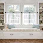 MIULEE White Sheer Curtains 63 Inches Long 4 Panels 54 x 63 Inches | Light - Image 4