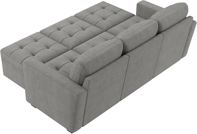 HONBAY Modular Sectional Couch Sleeper Sofa Bed - Image 8