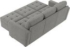 HONBAY Modular Sectional Couch Sleeper Sofa Bed - Image 8