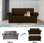 LURKA Stretch Loveseat Sofa Slipcovers 1 Piece Couch Covers - Image 3
