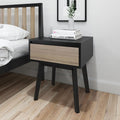 Plank+Beam Scandinavian Solid Wood Nightstand by PlankBeam