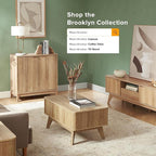 mopio Brooklyn Fluted Storage Cabinet, Modular Accent Buffet Sideboard - Image 6