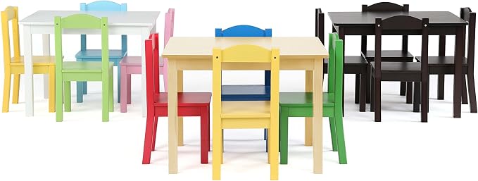 Humble Crew Kids Table and Chair Set, Toddler Activity Table - Image 7