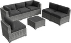 Aoxun Patio Furniture Sets, 7-Piece Outdoor Patio Furniture - Image 7