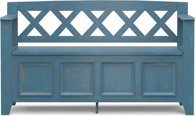 SIMPLIHOME Amherst Entryway Storage Bench - Image 6