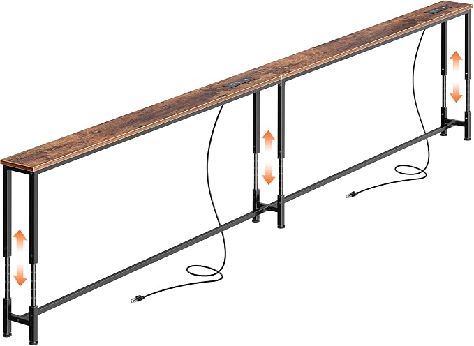Huuger 110.2 Inch Sofa Table by Huuger