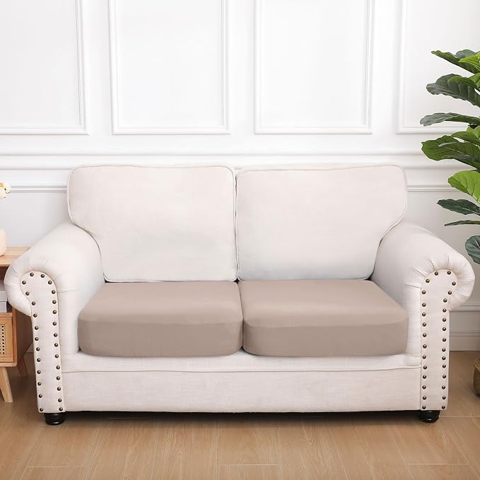 Waterproof Couch Cushion Covers, Stretch Sofa Seat Slipcovers | Stretch Fabric - Image 7