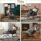 Tiita Modern Large Accent Chair - Image 7