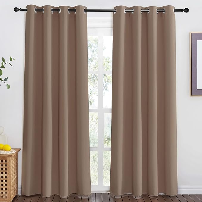 NICETOWN Blackout Doorway Curtain 80 inches Long - Image 2