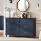 Joaxswe Farmhouse 6 Drawers Dresser - Image 4