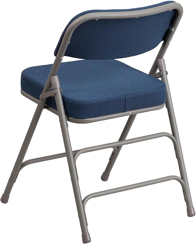 Flash Furniture 4 Pack HERCULES Series Premium Curved Triple Braced & Double - Image 7