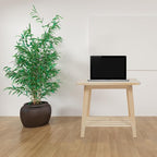 PRETYZOOM Nordic Style Small Solid Wood Sofa Side Table Living Room Coffee - Image 2