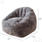 MAXYOYO Giant Bean Bag Chair, Oversized Bean Bag Couch - Image 2