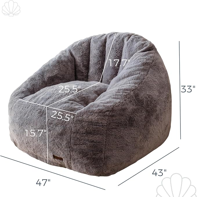 MAXYOYO Giant Bean Bag Chair, Oversized Bean Bag Couch - Image 2