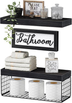 QEEIG ‎Bathroom Shelves Over Toilet by QEEIG