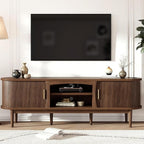 Decofy Mid Century TV Stand for TVs up to 70 Inches, Entertainment Center by Decofy