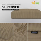 Easy-Going Stretch 1 Piece Loveseat Couch Cushion Cover - Image 4
