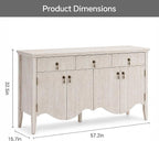 FUSUNBAO 57-Inch Sideboard Buffet Cabinet - Image 2