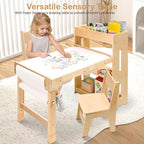 WINGYZ Sensory Table and Chairs, Toddler Activity Table and 2 Chair Set - Image 3