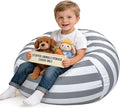 Lukeight Stuffed Animals Storage Bean Bag Chair Cover by Lukeight