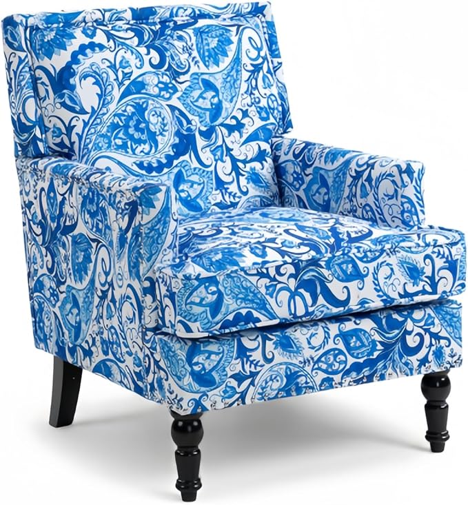 Mid Century Modern Accent Chair, Upholstered Comfortable Living Room by MNGLIRC