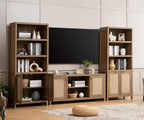 SICOTAS TV Stands for Living Room : Rattan TV Console Cabinet - Image 9
